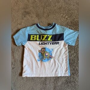 Disney Buzz Lightyear Blue and White Tee